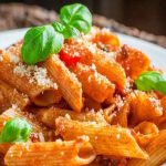 طرز تهیه پاستا با رب گوجه فرنگی