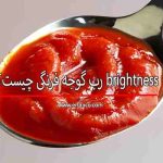 brightness رب گوجه فرنگی چیست؟